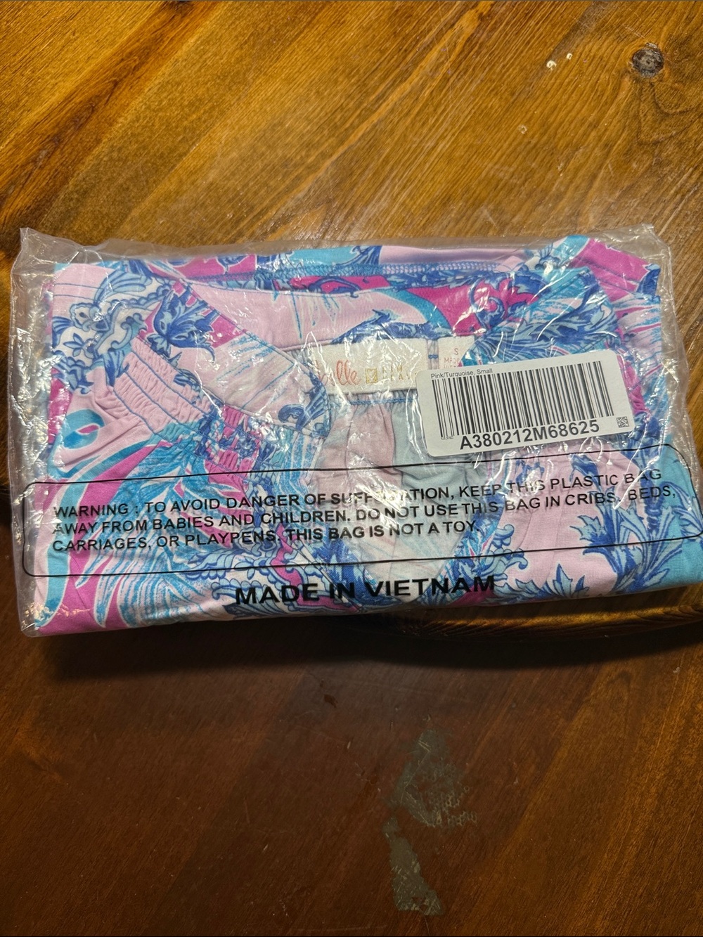 Belle by Kim Gravel Pink & Blue Floral Women's Long Sleeve Shirt